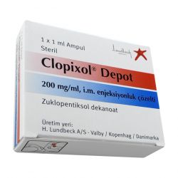 Клопиксол Депо 200 мг/мл р-р для в/м введения (масляный) 1мл №1 (1 амп!!!) в Вологде и области фото