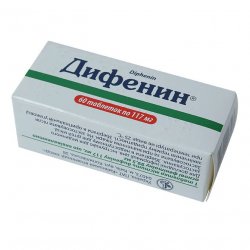 Дифенин (Фенитоин) таблетки 117мг №60 в Вологде и области фото